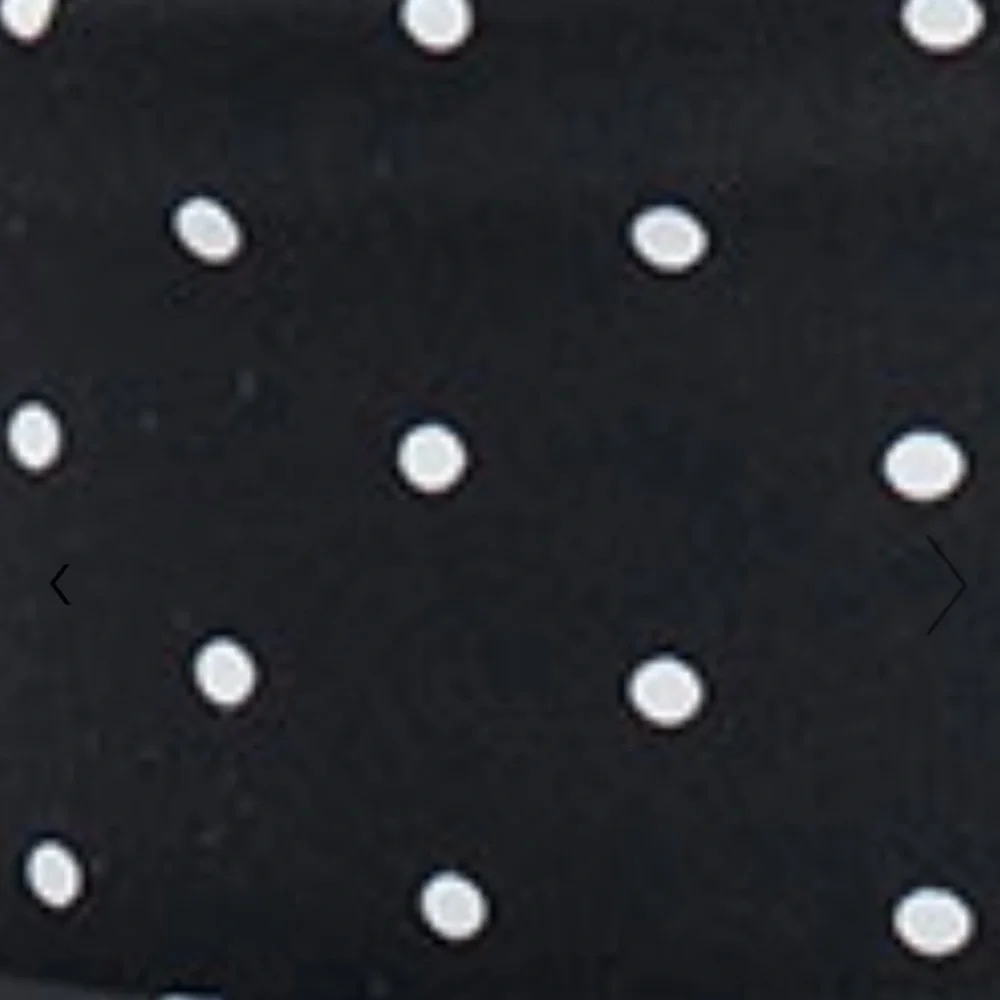 Unique Vintage Black & White‎ Pin Print Alice Swim Skirt Bikini Bottom Only